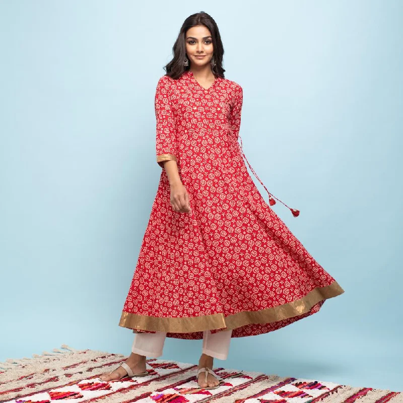 RANGDEEP RED WOMEN'S DRESS
