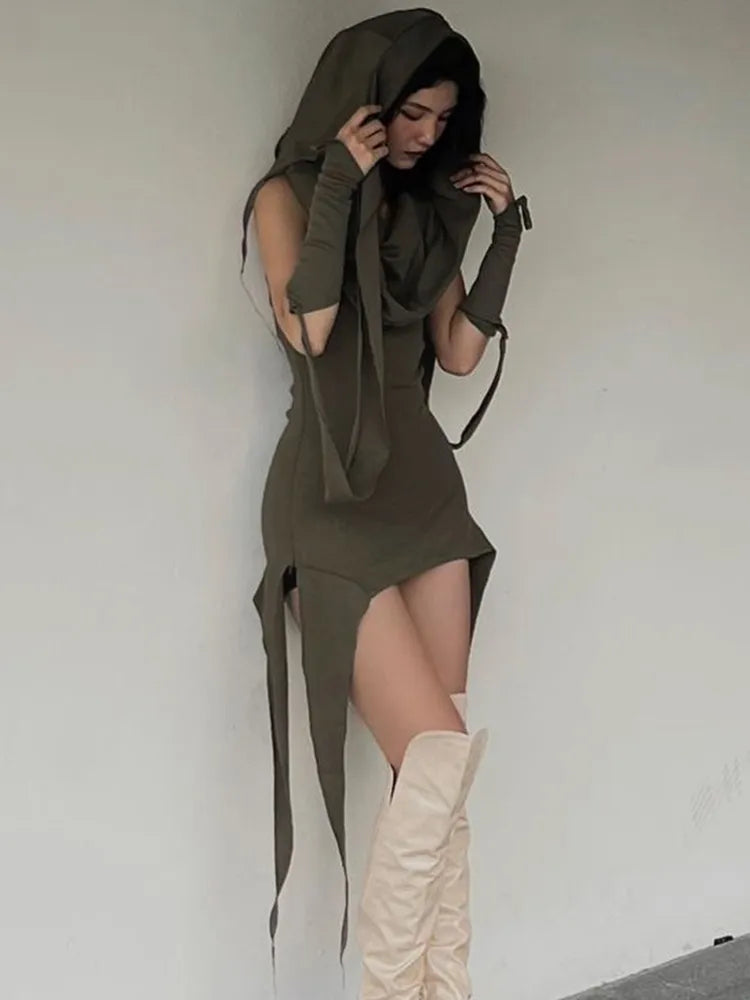 Fairystyle Hooded Knit Dress