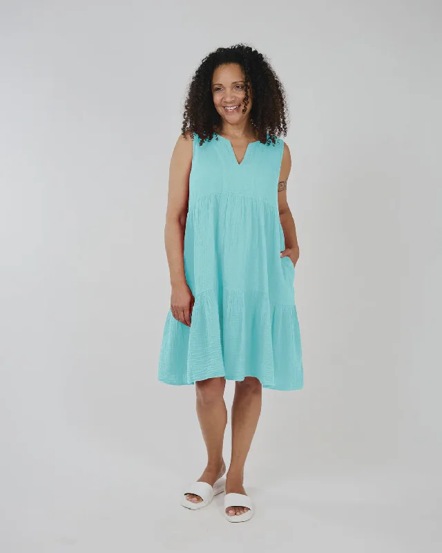 Shannon Passero Patricia Tank Dress 1030-Aqua