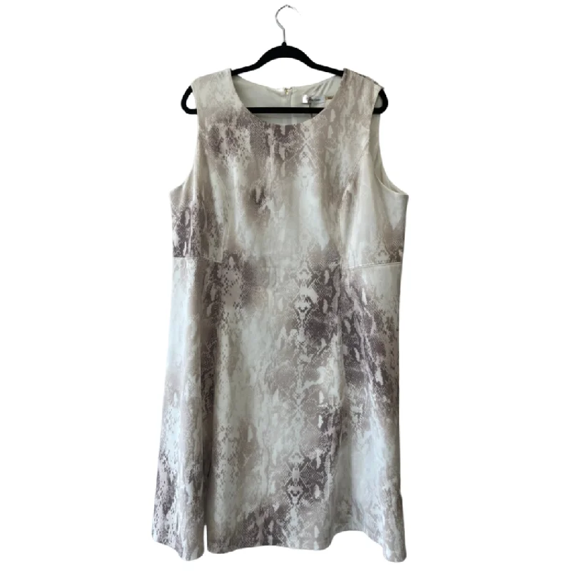snake skin pattered formal dress - 18W