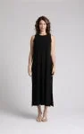 Sympli Reversible Slit Tank Dress 28160-BLK Black