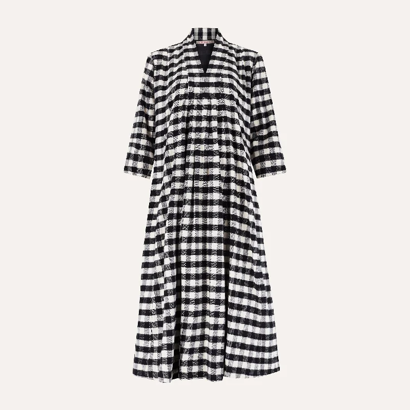 Black & White Check - Brushed Cotton