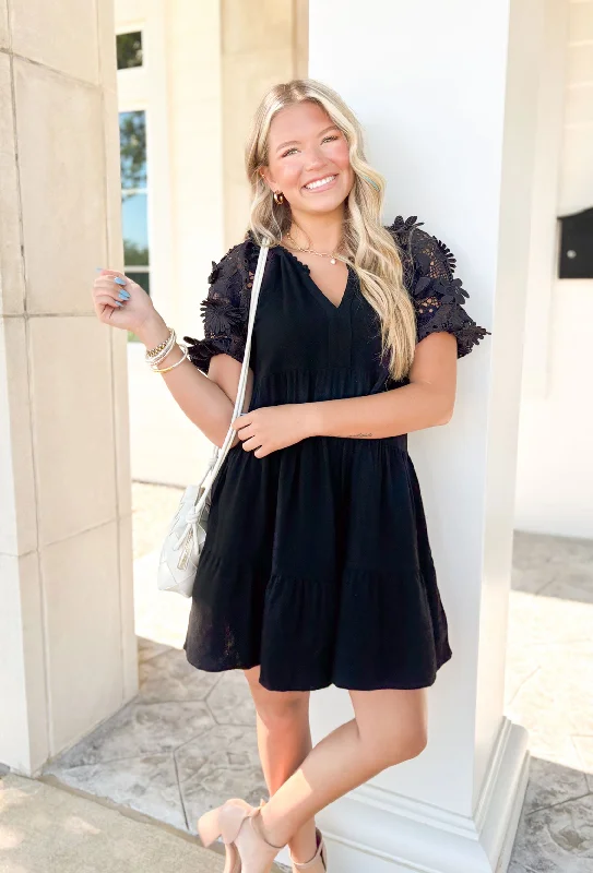 Thinking About You Dress in Black