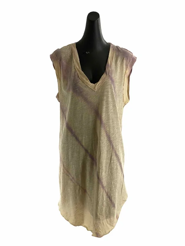 We the Free Size S Yellow Purple Tie Dye NWT Dress