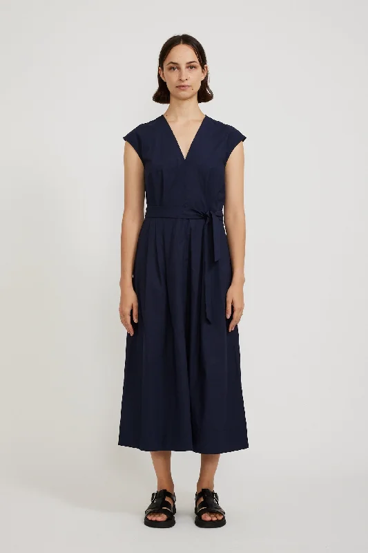 Willow Dress Dark Navy