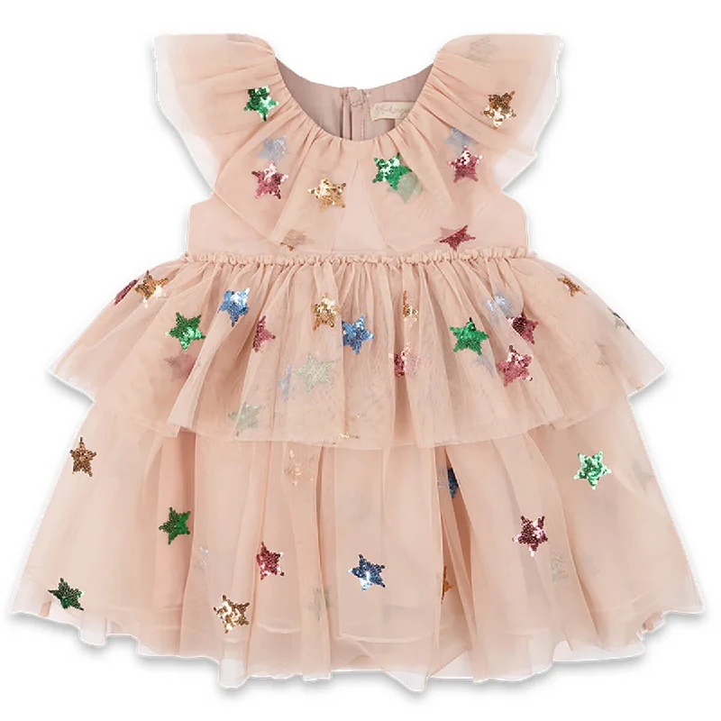 Yvonne Fairy Dress in Multi Star by Konges Slojd