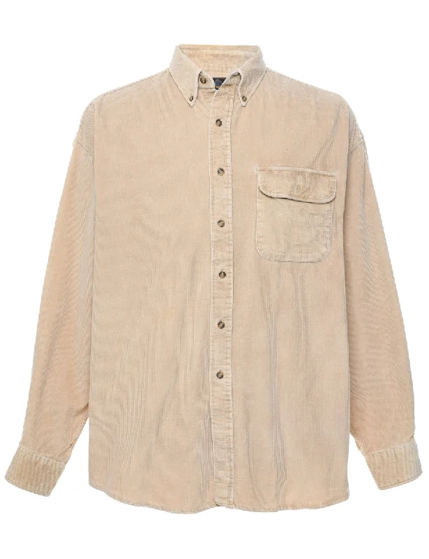 Back Packer Corduroy Shirt - L Cozy Warm Stylish