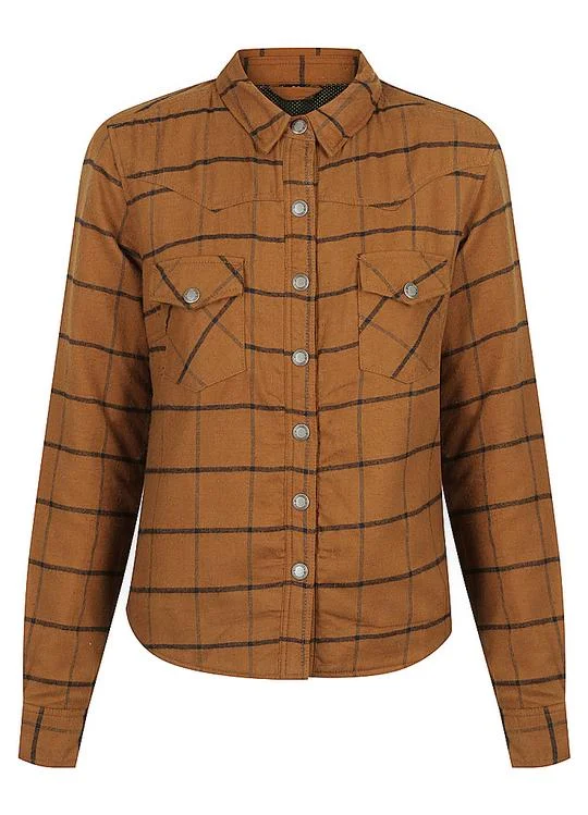 CLOSEOUT Black Arrow Savannah Motorcycle Shirt Whiskey Check Thin T-Shirt Open Front Quick Dry CLOSEOUT Black Arrow Savannah Motorcycle Shirt Whiskey Check Thin T-Shirt Open Front Quick Dry