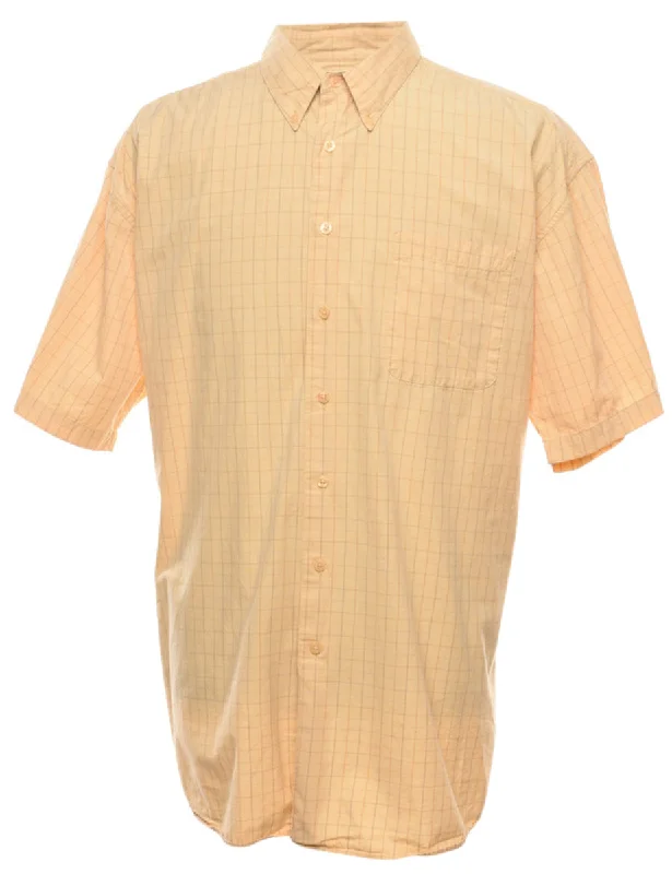Izod Checked Shirt - XL Satin Fabric Silk Fabric Chiffon Fabric
