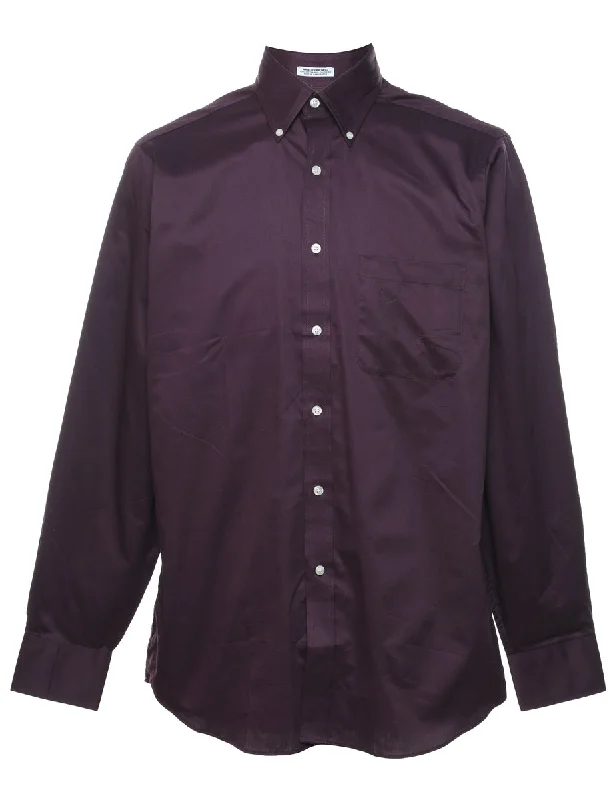 Izod Shirt - L Striped Floral Plaid