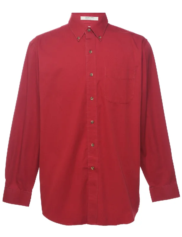 L.L. Bean Denim Shirt - M Spandex Blend Rayon Blend Denim Blend
