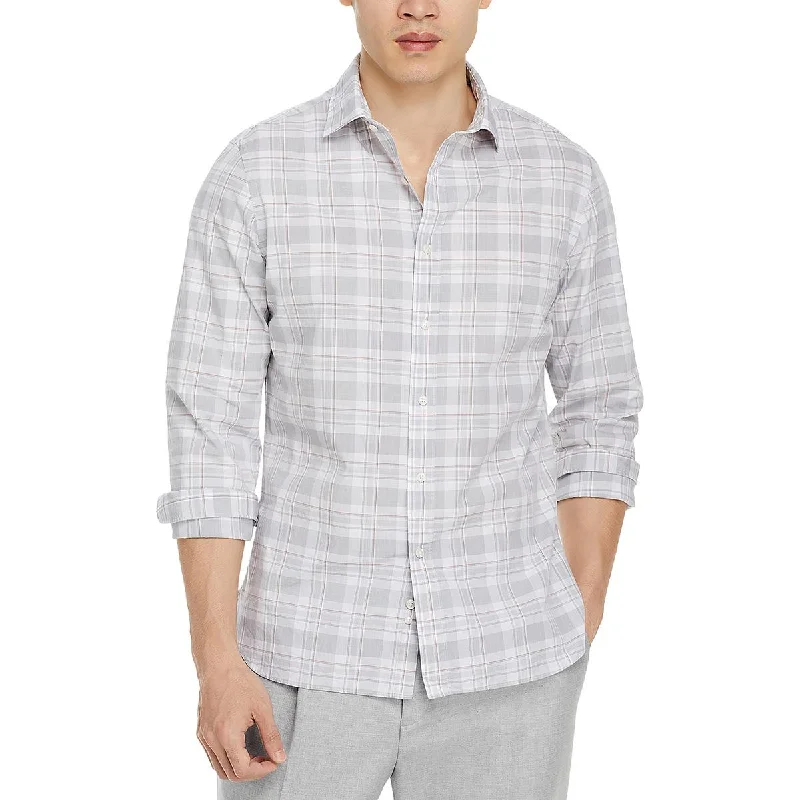 Private Label Mens Plaid Long Sleeve Button-Down Shirt Knit Fabric Woven Fabric Fleece Fabric Private Label Mens Plaid Long Sleeve Button-Down Shirt Knit Fabric Woven Fabric Fleece Fabric