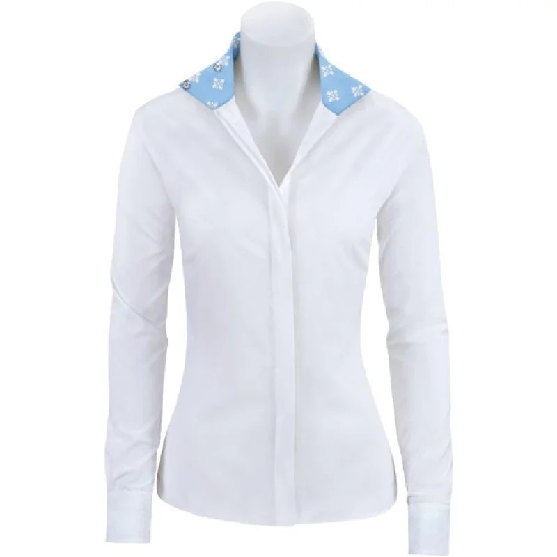 SP610SS RJ Classics Ladies Spruce Long Sleeve English Show Shirt Terry Blend Velvet Blend Canvas Blend SP610SS RJ Classics Ladies Spruce Long Sleeve English Show Shirt Terry Blend Velvet Blend Canvas Blend