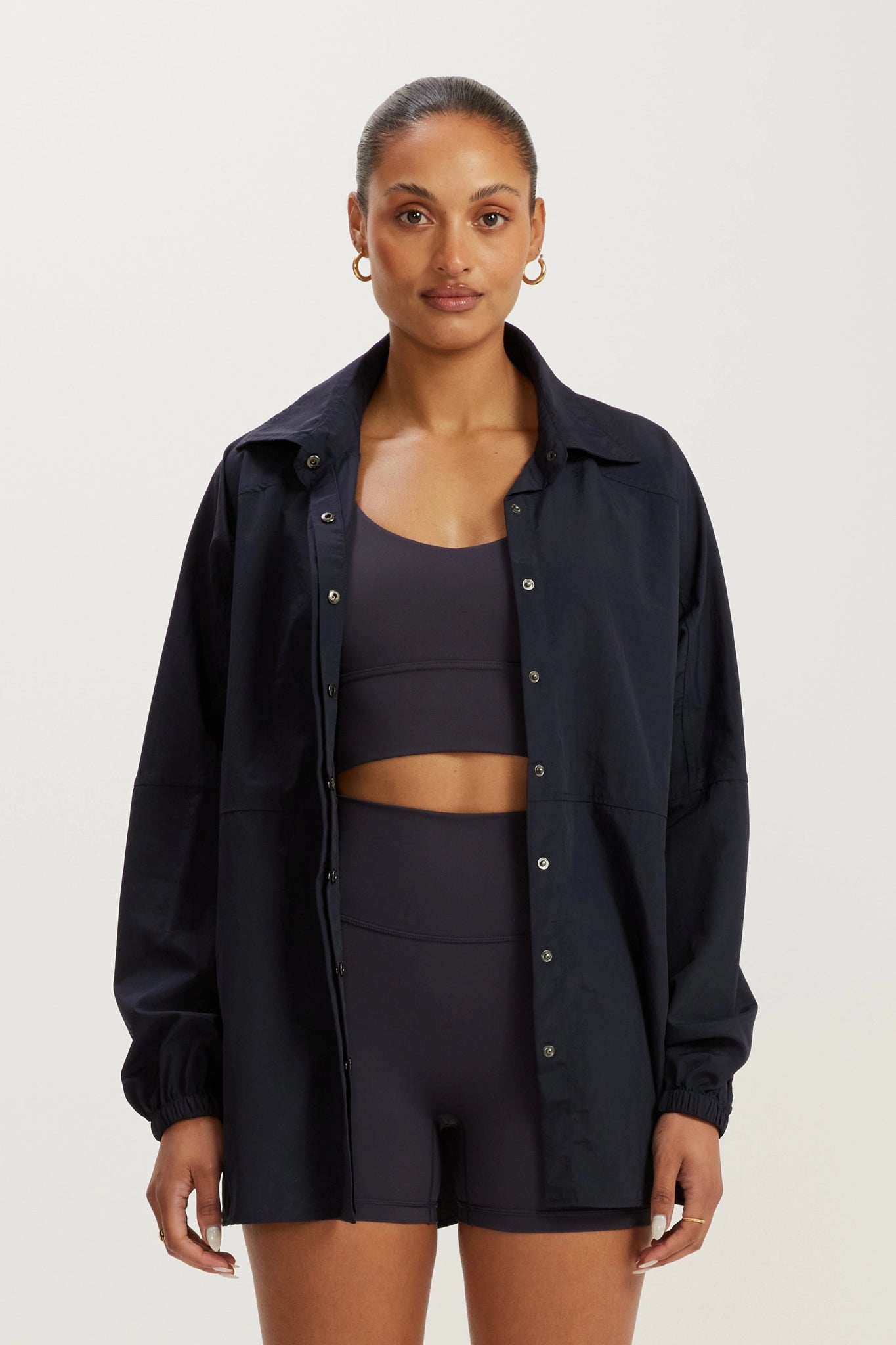 Sunny Spray Shirt Rayon Velvet Corduroy
