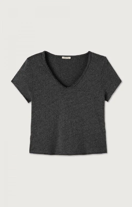 T-shirt Son02ag Noir-Vintage Fleece Fabric Down Fabric Feather Fabric