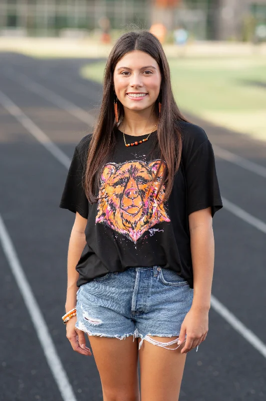 School Spirit Signature Mascot Tee- Bears (black) Cashmere Blend Cotton Blend Poly Blend School Spirit Signature Mascot Tee- Bears (black) Cashmere Blend Cotton Blend Poly Blend