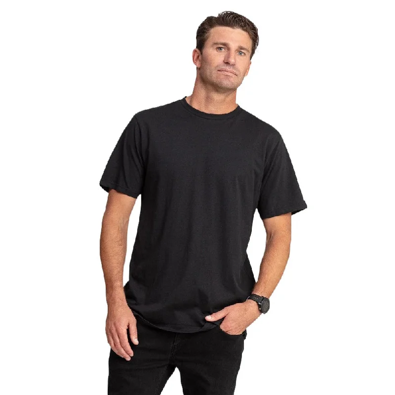 Aus Solid S/S Tee Mesh Blend Leather Blend Suede Blend